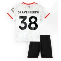 Fotballdrakt Barn Liverpool Ryan Gravenberch #38 Tredjedraktsett 2024-25 Kortermet (+ Korte bukser)